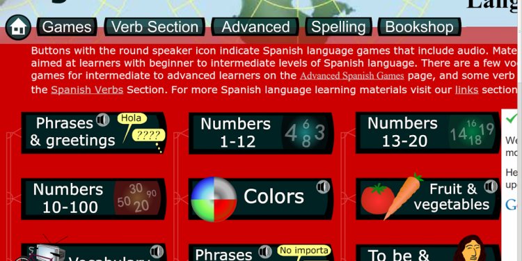 Spanish games online