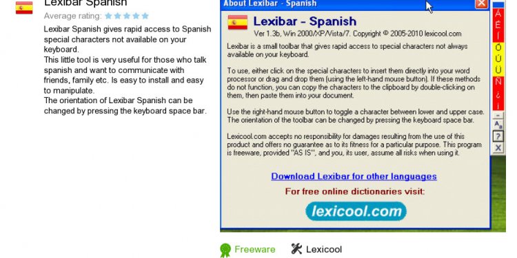 lexibar spagnolo