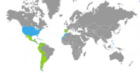 Spanish throughout the world